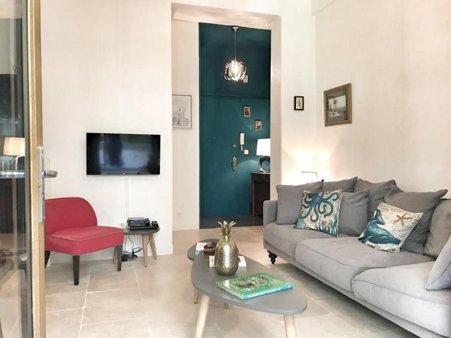 Homelivia, Luxueux Appartement Avec Jardin Prive Nice Exterior foto
